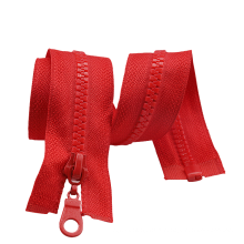 New Fashion plastic resin Zipper open ended zipper